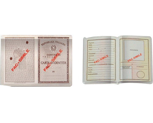 Porta Carta D'identità Trasparente in PVC a Tasca Expo da 100 pz.