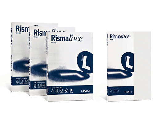 CARTA FOTOCOPIE RISMALUCE BIANCO 210 x 297mm 200gr BIANCO 125ff A4