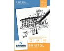 BLOCCO BRISTOL BIANCO 210 x 297mm 180gr 20ff LISCIA