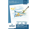 BLOCCO CARTA AQUARELLE BIANCO 297 x 420mm 300gr 10ff RUVIDA