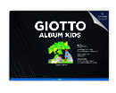 GIOTTO ALBUM KIDS NERO NERA 290,7 X 210mm 220gr 10ff CARTA