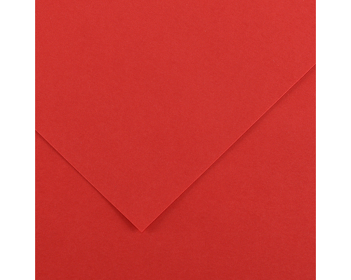 CARTONCINO COLORATO COLORLINE 50 x 70cm LISCIO/RUVIDO 220gr ROSSO 15