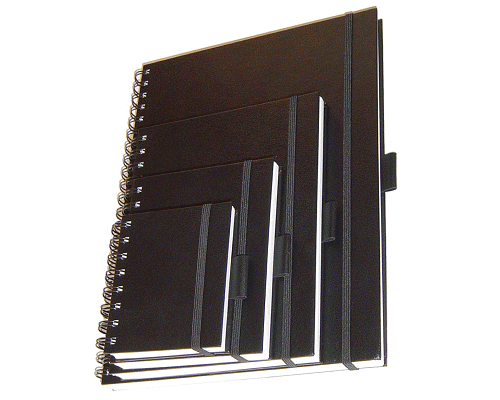 SKETCH DIARY 140pg 110gr SPIRALE CON ELASTICO 70fg 21 X 29,7cm BIANCO