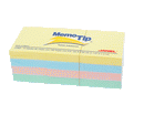 MEMO TIP RIPOSIZIONABILI 100ff 38 x 51mm ASS.TI PASTELLO