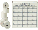 ROTOLI REGISTRATORE DI CASSA OMOLOGATI carta TERMICA OMOLOG. 57mm 27,5mt