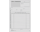 BLOCCO COPIA COMMISSIONI 215 x 297mm 50 X 2 AUTORICALCANTIcop/fg