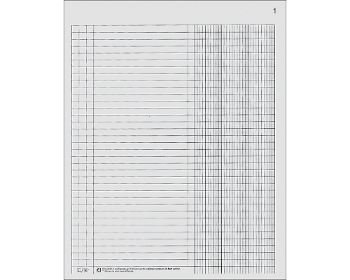 REGISTRO LIBRO INVENTARI 245 x 310mm PAGINE NUMERATE 96cop/fg