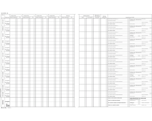 REGISTRO RIEPILOGATIVO IVA 245 x 310mm ASSOCIAZIONI SPORTIVE 