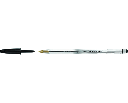 PENNA A SFERA CON TOUCH CRISTAL STYLUS 1,00 NERO