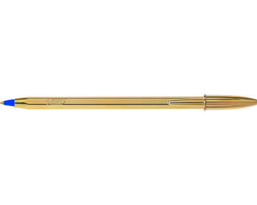 PENNA A SFERA CRISTAL SHINE ORO/ARGENTO GOLD BLU