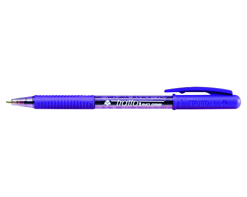 PENNA A SFERA A SCATTO TRATTO 1 GRIP PERMANENTE VIOLA
