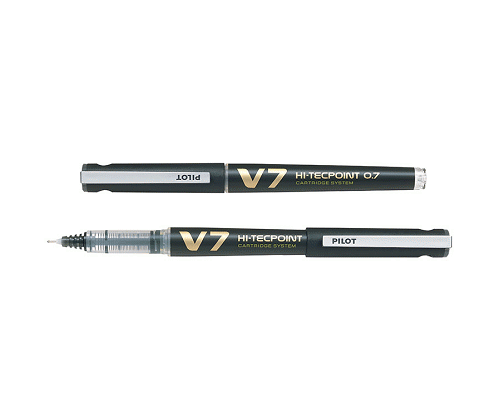 PENNE RICARICABILI H-TECPOINT V7 0,5 NERO