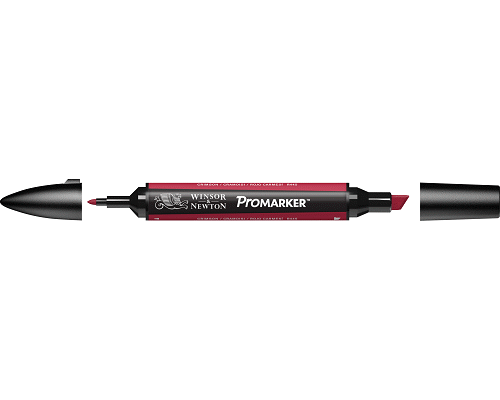 PENNARELLO PROMARKER PUNTA DOPPIA SCALPELLO E FINE A BASE DI CRIMSON R445