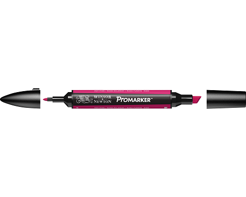 PENNARELLO PROMARKER PUNTA DOPPIA SCALPELLO E FINE A BASE DI HOT PINK R365