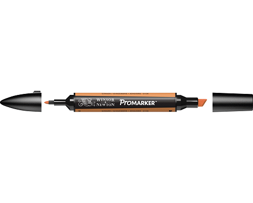 PENNARELLO PROMARKER PUNTA DOPPIA SCALPELLO E FINE A BASE DI GINGER (O136)