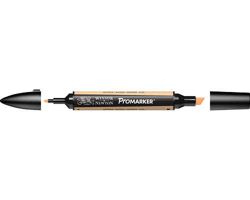 PENNARELLO PROMARKER PUNTA DOPPIA SCALPELLO E FINE A BASE DI SAFFRON (O739)