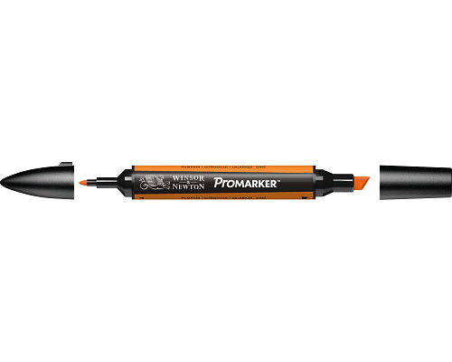 PENNARELLO PROMARKER PUNTA DOPPIA SCALPELLO E FINE A BASE DI PUMPKIN (O467)