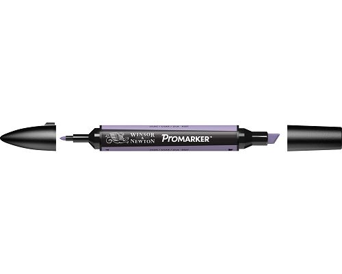 PENNARELLO PROMARKER PUNTA DOPPIA SCALPELLO E FINE A BASE DI LILAC (V327)