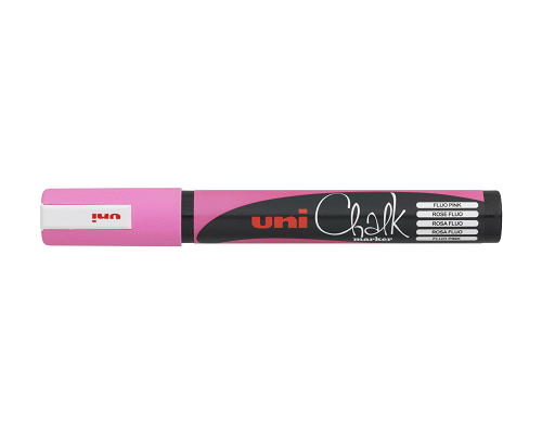 PENNARELLO MARCATORE A GESSO CHALK MARKER REMOVIBILE MEDIA ROSA FLUO