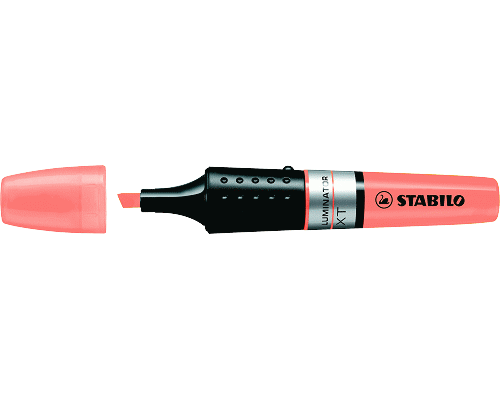 EVIDENZIATORE A PENNA BOSS LUMINATOR SCALPELLO ROSA