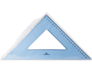 SQUADRA RESINA AZZURRA ANTIGRAFFIO 35 CM / 45