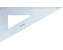 SQUADRA PLASTICA 30 CM / 60 INCISA