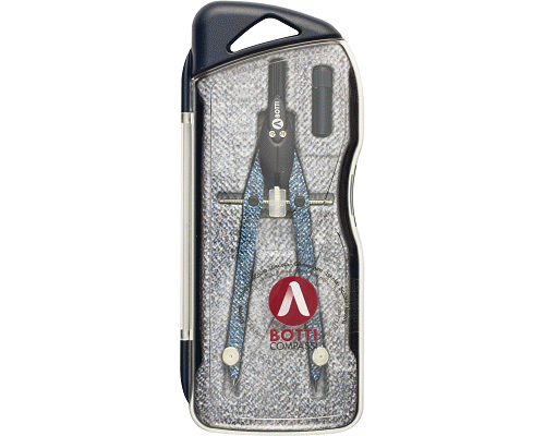BALAUSTRONE STAMPATO ASTE FISSE JEANS 2pz