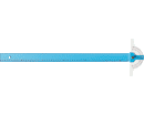 RIGA A TESTA MOBILE PLASTICA 60 CM INCISA