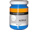 TEMPERA ACRILICA SIMPLY VASETTO VETRO 150ml BLU CYAN