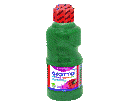 TEMPERA GLITTER PAINT FLACONE 250ml GLITTER VERDE