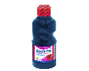 TEMPERA GLITTER PAINT FLACONE 250ml GLITTER BLU SCURO