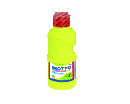 TEMPERA FLUO PAINT FLACONE 250ml FLUORESCENTE GIALLO