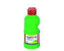 TEMPERA FLUO PAINT FLACONE 250ml FLUORESCENTE VERDE