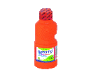 TEMPERA FLUO PAINT FLACONE 250ml FLUORESCENTE ARANCIO