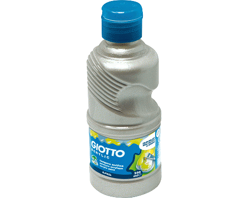 TEMPERA ACRILICA FLACONE 250ml ARGENTO
