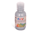 TEMPERA ACRILICA FINE IN BOTTIGLIA 125ml 910 argento