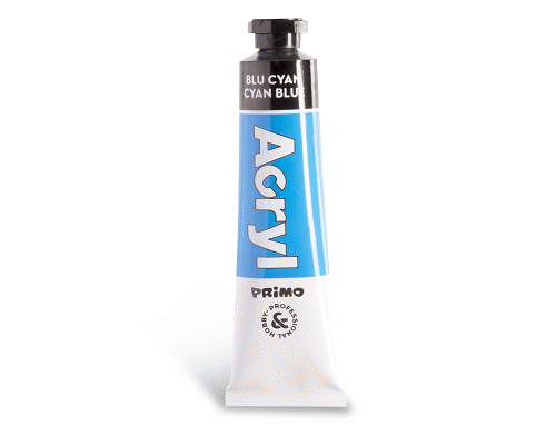 TEMPERA ACRILICA TUBETTO 18ml CYAN