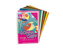 GOMMA CREPP FOGLI 10fg 33 X 50cm ASS.TI