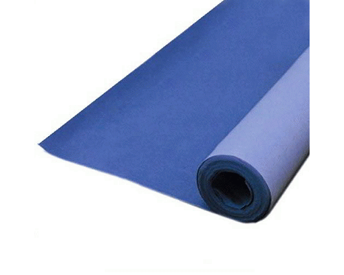 CARTA VELLUTATA ROTOLO 5mt x 70cm BLU