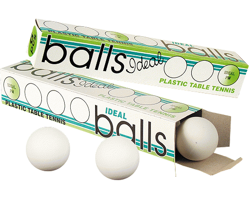 PALLINE PING PONG pz 6cm. 3,5 BIANCHE