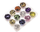 PAILLETTE 12pz 8gr METALLIZZATE