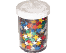 STELLINE METALLIZZATE BARATTOLO 20gr ASSORTITI