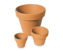 VASETTI IN TERRACOTTA cm. 5 DIAMETRO