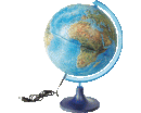GLOBO GEOGRAFICO ELITE LUMINOSO LISCIO cm. 40