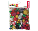 POMPONS pz 100cm. DA 0,7 A 2,8 METALLI