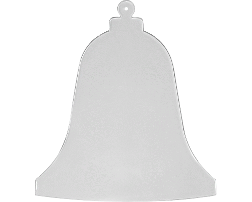 PLASTOVETRO LISCIO CAMPANA h 9,5cm