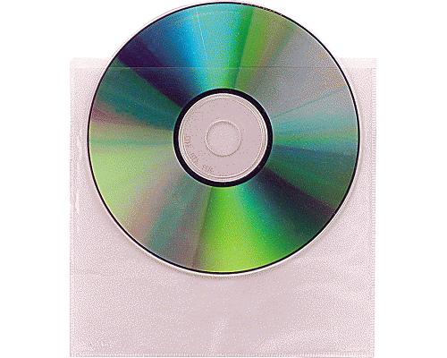BUSTA PORTA CD/DVD TRASPARENTE ANTIRIFLESSO