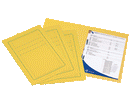 CARTELLINE CON SPILLO/PRESSINO FASTENER CARTONCINO 285grmm GIALLO