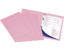 CARTELLINE CON SPILLO/PRESSINO FASTENER CARTONCINO 285grmm ROSA