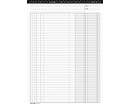 SCHEDA CARTONCINO VERTICALE BIANCO mm 297 X 210 2 COLONNE